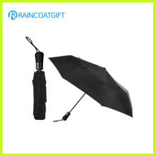 Black Color Two Fold Auto Open Umbrella